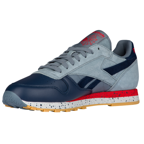 Reebok Classic Leather - Men's - Navy / Red