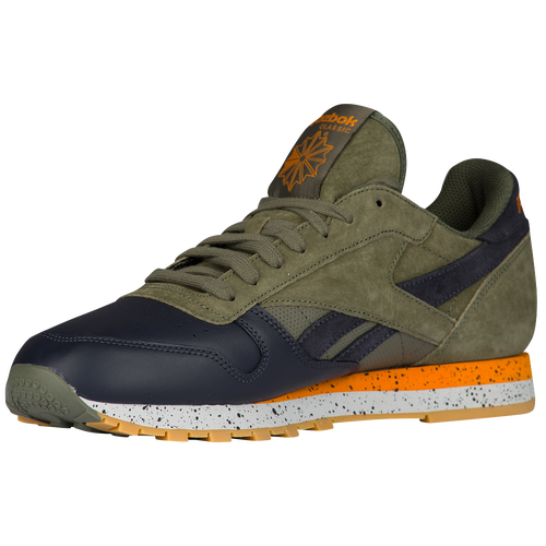 Reebok Classic Leather - Men's - Dark Green / Black