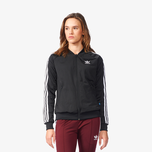 adidas Originals Supergirl Track Top - Women's - Black / White