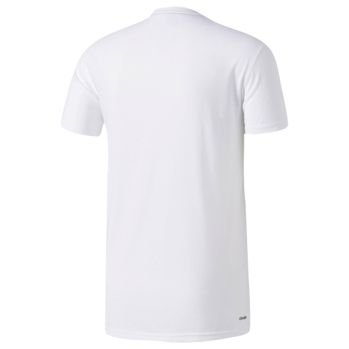 adidas Ultimate Short Sleeve T-Shirt - Men's - White / Black