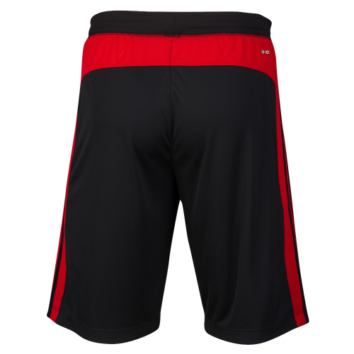 adidas 3 Stripe Shorts - Men's - Black / Red