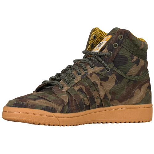 adidas Originals Top Ten Hi - Men's - Olive Green / Tan