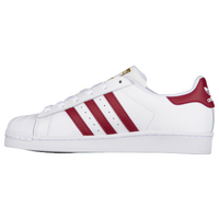 adidas original superstar slip on rouge