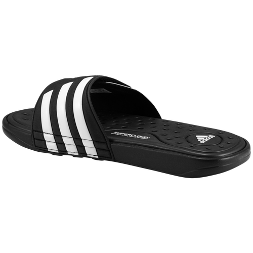 adidas Adissage SuperCloud Slide - Men's - Black / White