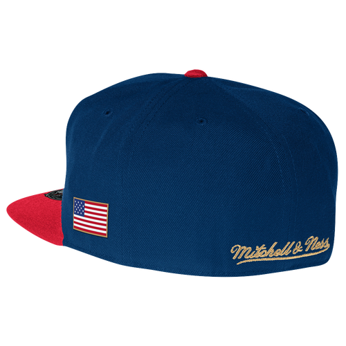 Mitchell & Ness NBA USA 2-Tone Fitted Hat - Men's - Cleveland Cavaliers - Navy / Red