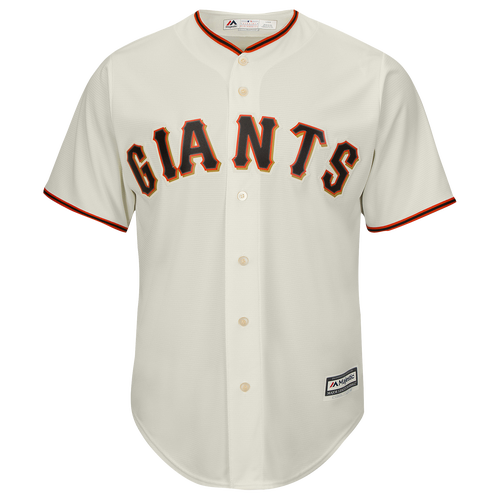 Majestic MLB Cool Base Player Jersey - Men's -  Madison Bumgarner - San Francisco Giants - Off-White / Black