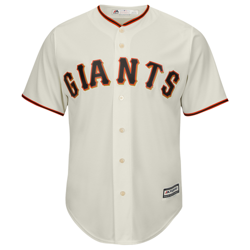 Majestic MLB Cool Base Player Jersey - Men's -  Buster Posey - San Francisco Giants - Off-White / Black
