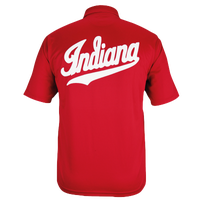 adidas College Snap Shooting Shirt - Men's - Indiana Hoosiers - Red / White