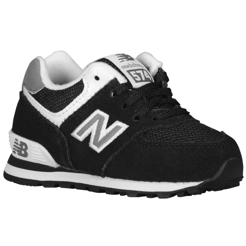 New Balance 574 - Boys' Toddler - Black / White