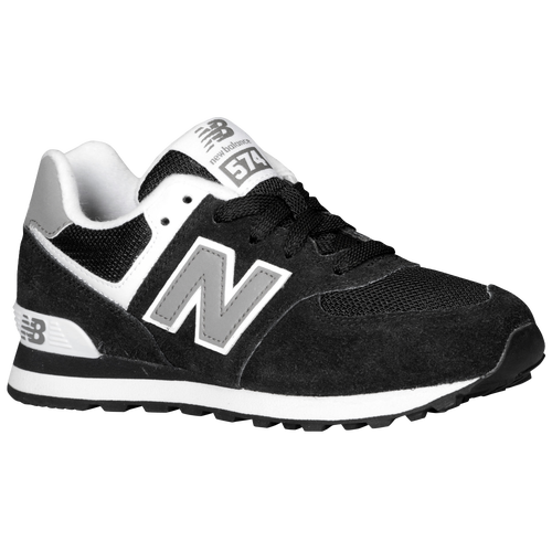 New Balance 574 - Boys' Preschool - Black / White