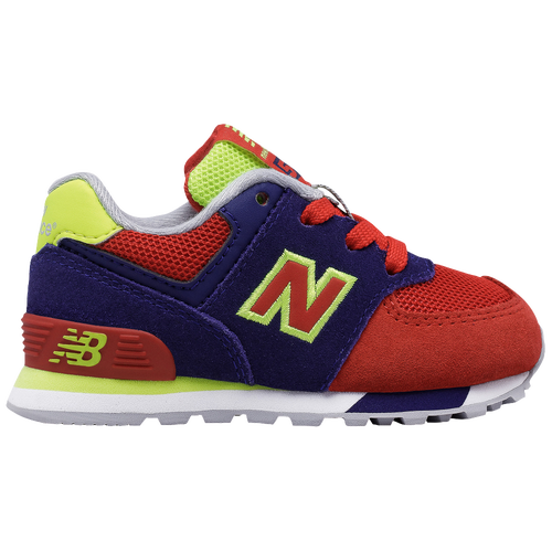 New Balance 574 - Boys' Toddler - Navy / Red