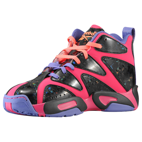 Reebok Kamikaze 1 Mid - Girls' Grade School - Pink / Black