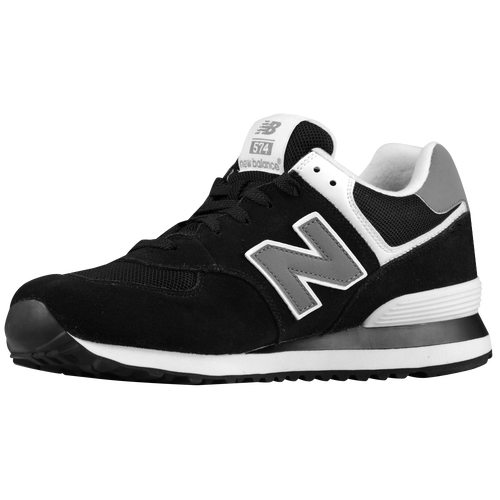 New Balance 574 - Men's - Black / Grey