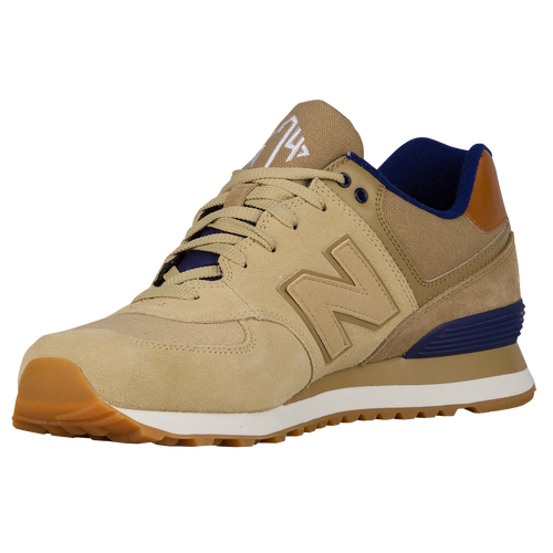 New Balance 574 - Men's - Tan / Navy