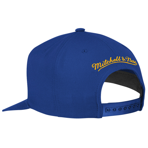 Mitchell & Ness NBA Solid Snapback - Men's - Golden State Warriors - Blue / Gold