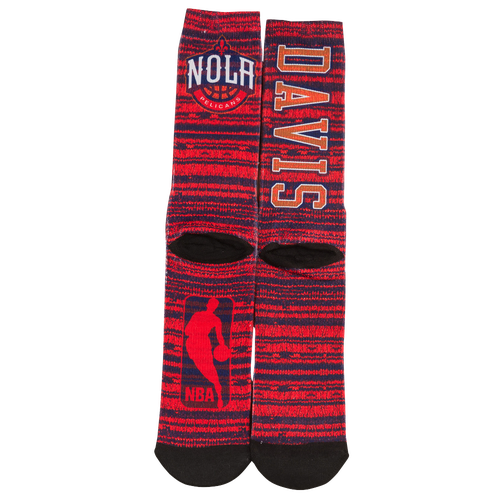 For Bare Feet NBA Heathered Player Socks - Men's -  Anthony Davis - New Orleans Pelicans - Multicolor / Multicolor