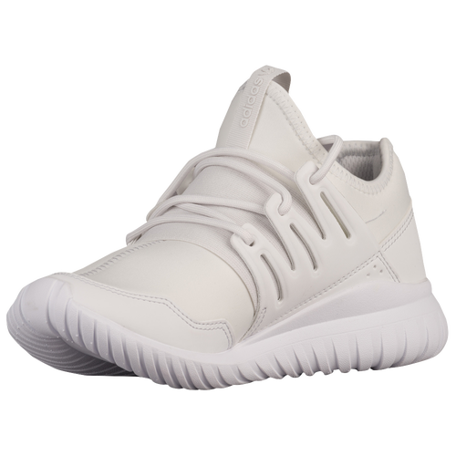 adidas Originals Tubular Radial - Boys' Grade School - Off-White / White