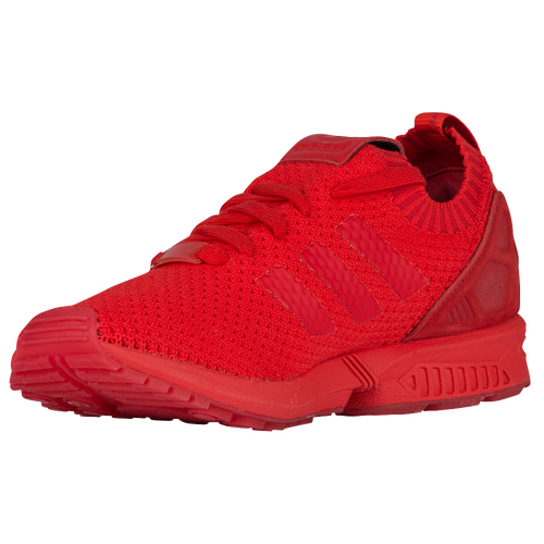 adidas Originals ZX Flux Primeknit - Men's - Red / Red