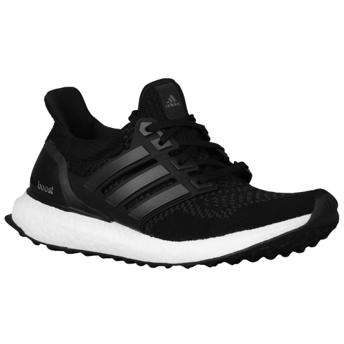 adidas Ultra Boost - Women's - Running - Shoes - Grey/Silver Metallic/Solar Red