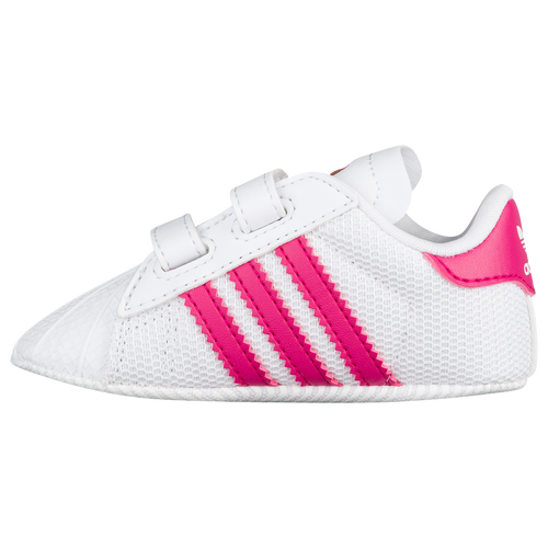 adidas Originals Superstar Crib - Girls' Infant - White / Pink