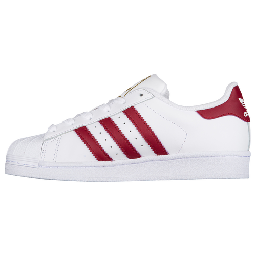 adidas Originals Superstar - Boys' Grade School - White / Maroon