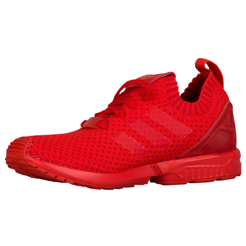 adidas Originals ZX Flux Primeknit - Boys' Grade School - Red / Red