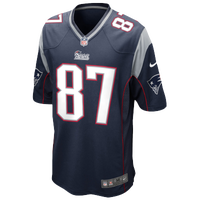 Nike NFL Team Color Game Day Jersey - Boys' Grade School - Rob Gronkowski - New England Patriots - Navy / Red