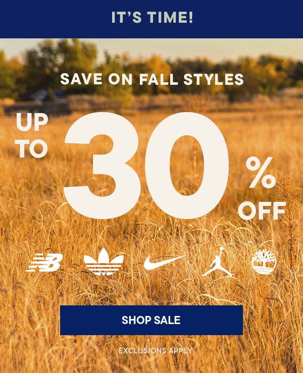 Save on Fall styles - Up to 30% Off | SHOP SALE