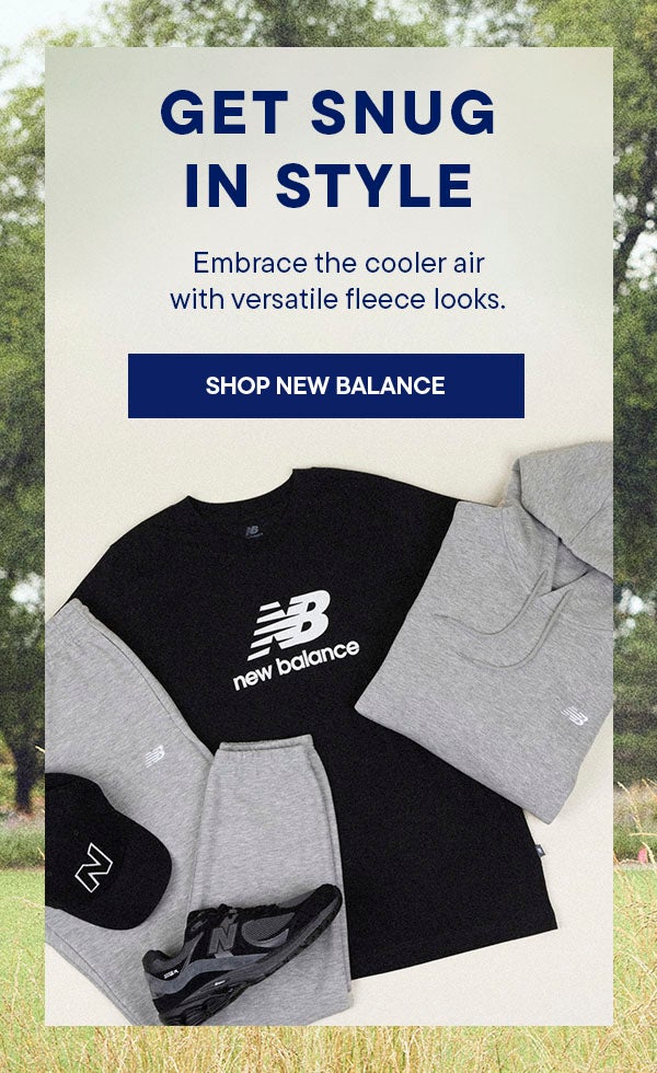 Embrace the cooler air with versatile fleece looks. | SHOP NEW BALANCE