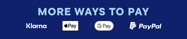 More Ways to Pay | Klarna, Apple Pay, Google Pay, PayPal