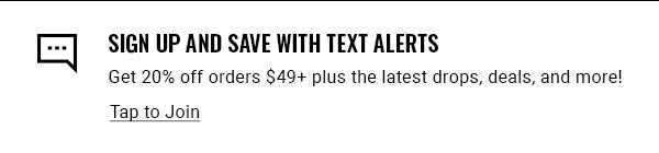 Sign up and save with Text Alerts