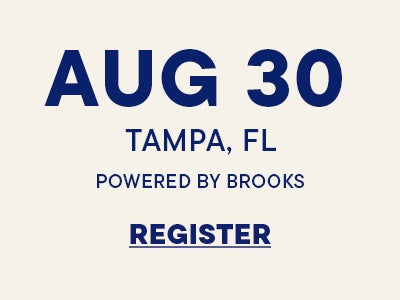 Sign up for the run club event August 30th Tampa, FL - Powered By Brooks
