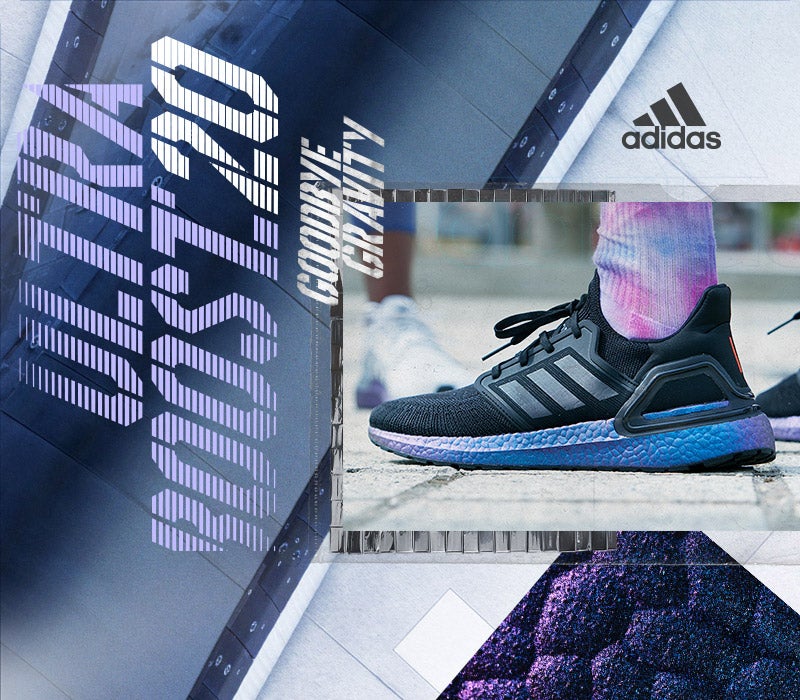 Shop the adidas 'goodbye gravity' collection.