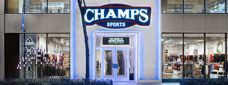 champs shoe store downtown