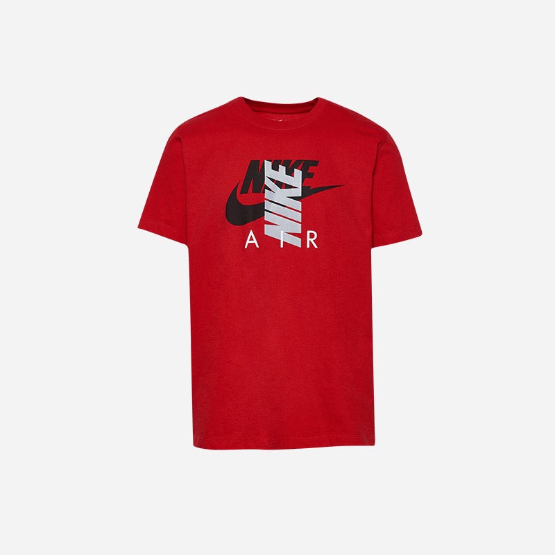 Shop the Men's Nike City Brights Air T-Shirt in Sport Red/Black/Grey.
