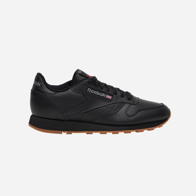 Shop the Men's Reebok Classic Leather in black/gum.