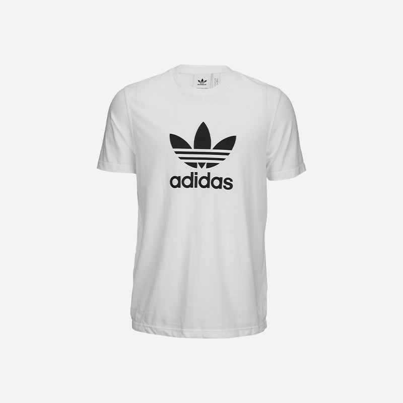 Shop the Men's adidas Originals Trefoil T-Shirt in White.