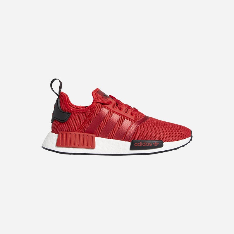 Shop the Women's adidas Originals NMD R1 in Red/Black/White.