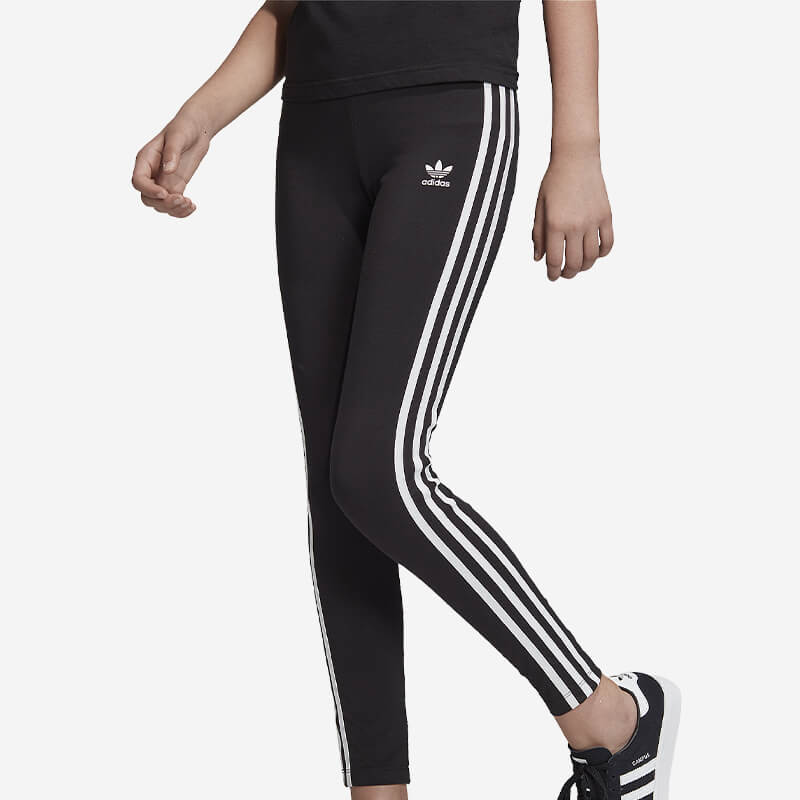 Shop the Girls adidas Originals 3 Stripes Leggings