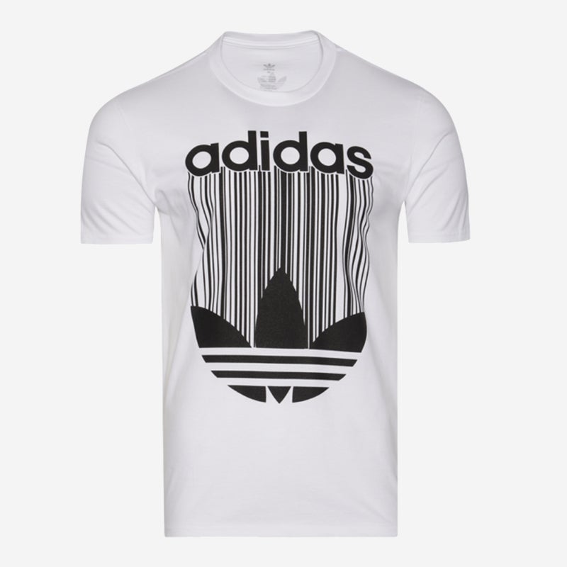 Shop the Mens' adidas Barcode Logo T-Shirt