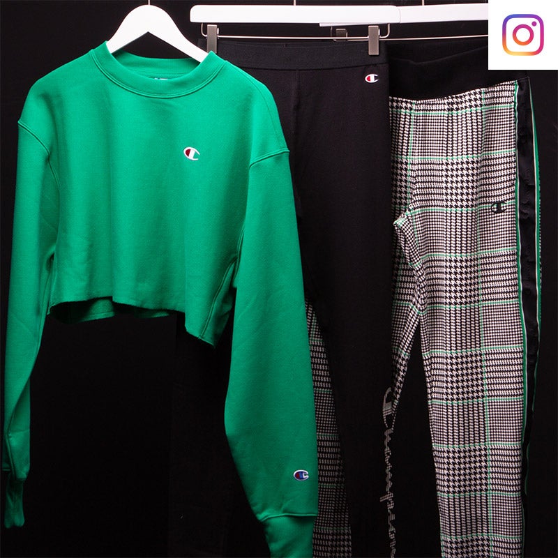 Shop Women's Champion Houndstooth apparel.