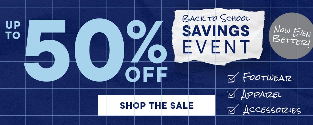 Shop Back to School Up To 50% Off