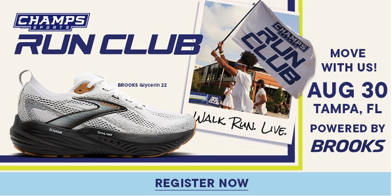 Sign up for the run club event in Tampa, Florida on August 30th, sponsored by Brooks