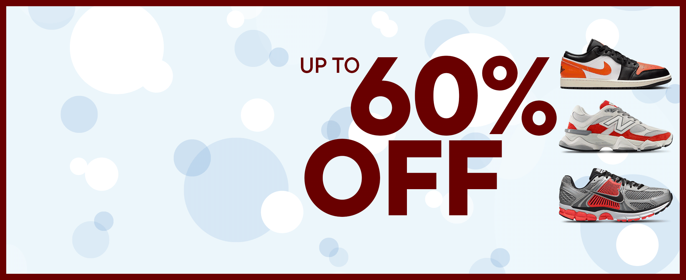 Kick off the season with up to 60% off Nike, Jordan, NB, adidas & more!