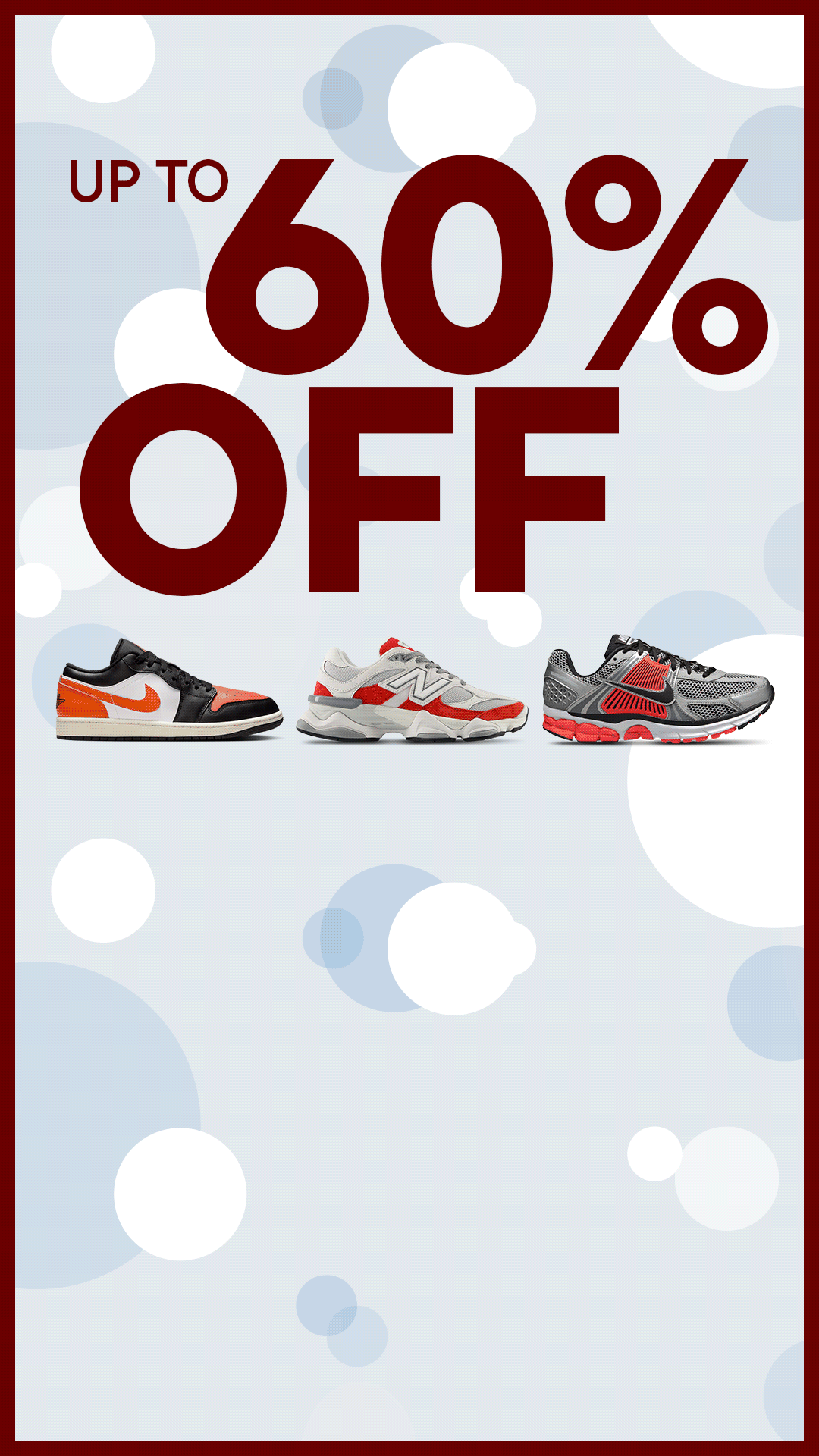Kick off the season with up to 60% off Nike, Jordan, NB, adidas & more!