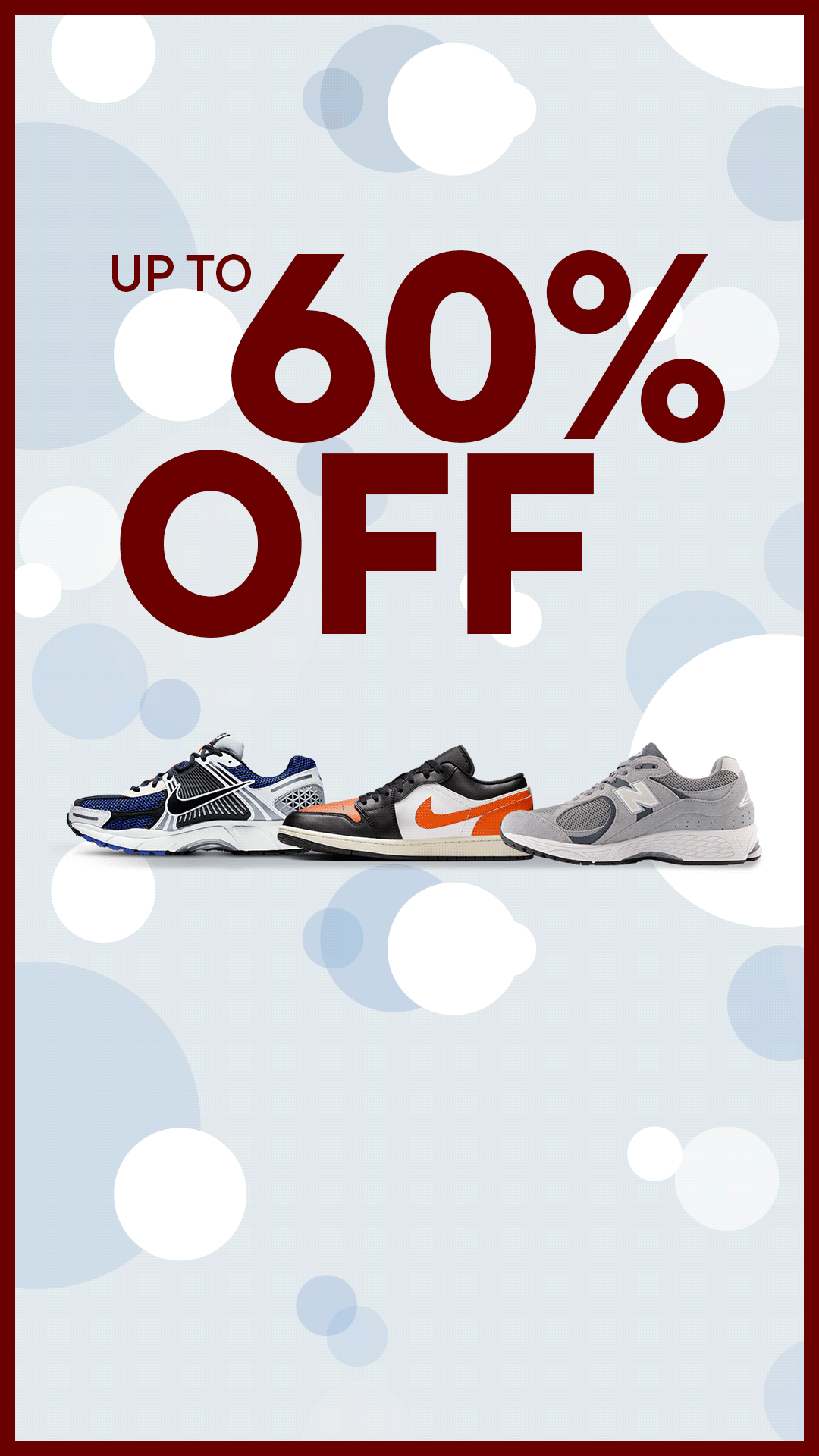 Kick off the season with up to 60% off Nike, Jordan, NB, adidas & more!