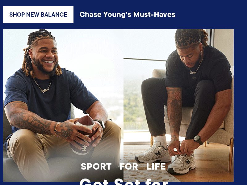 Get Set for Back to School. Shop Chase Young in New Balance