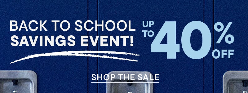Shop Back To School Up To 40% Off