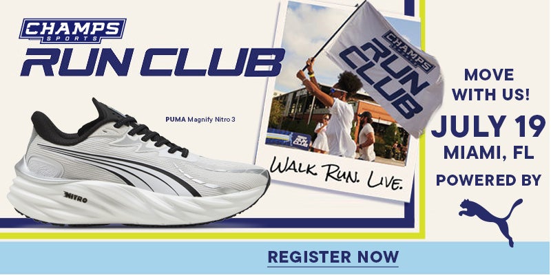 Sign up for the run club event in Miami, Florida on July 19th, sponsored by PUMA