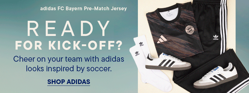 Ready for Kick-Off? Cheer on your team with adidas looks inspired by soccer. Shop Adidas